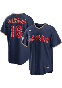 Shohei Ohtani Nike Los Angeles Dodgers Mens Navy Blue World Baseball Classic Limited Baseball Jers..