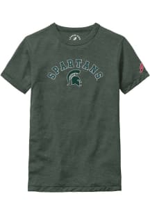Michigan State Spartans Youth Green No 1 Football Short Sleeve T-Shirt