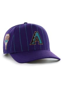 47 Arizona Diamondbacks Rawlings Pin Stripe Hitch Adjustable Hat - Purple