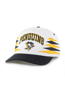 47 Pittsburgh Penguins Diamond Cut Hitch Adjustable Hat - White