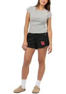 League Houston Cougars Womens Black Reverse Fleece Shorts