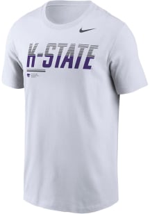 Nike K-State Wildcats White Shift Legend Short Sleeve T Shirt