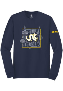 Summit Sportswear Drexel Dragons Navy Blue Welcome Week 2016 Long Sleeve T Shirt