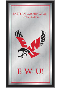 Eastern Washington Eagles Fight Song Hanging Back Bar Mirror