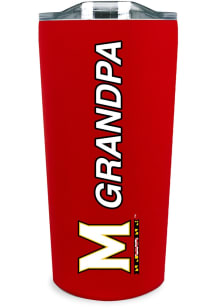 Maryland Terrapins 18oz Grandpa Soft Touch Stainless Steel Tumbler - Red