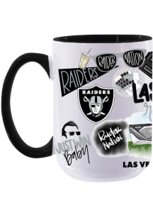 Las Vegas Raiders Cheer Ceramic Mug Ceramic Mug - Black