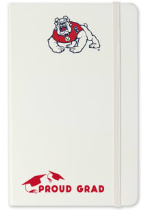 Fresno State Bulldogs Proud Grad Notebook and Folder - White