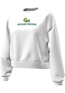 Under Armour George Mason University Womens White Essential Crew Sweatshirt