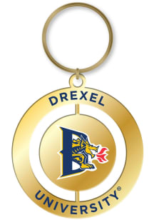 Drexel Dragons Retro Mascot Spinner Keychain - Blue