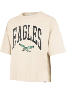 47 Philadelphia Eagles Womens Natural Mindi Short Sleeve T-Shirt