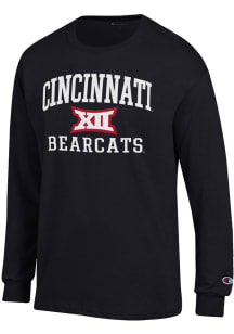 Champion Cincinnati Bearcats Black B12 Arch Jersey Long Sleeve T Shirt