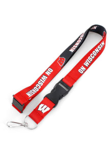 Wisconsin Badgers  Lanyard - Red