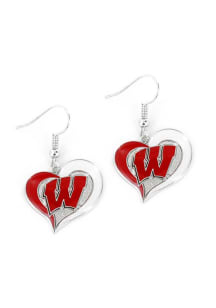 Wisconsin Badgers  Womens Earrings