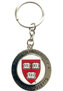 Harvard Crimson Shield Spinner Keychain - Crimson