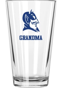 Duke Blue Devils Grandma 16 oz Pint Glass - White