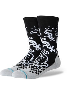 Chicago White Sox Pixel Mens Crew Socks