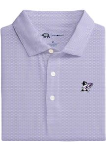 Onward Reserve K-State Wildcats Mens Purple Polka-Dot Short Sleeve Fashion Polo