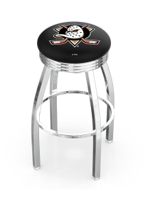 Anaheim Ducks 3 Ring Chrome Seat Pub Stool - Silver