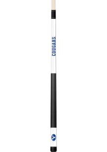 BYU Cougars White Laser Pool Cue