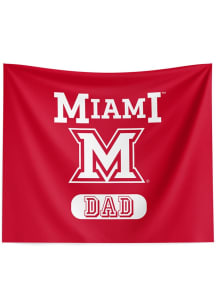 Miami RedHawks Dad 34x40 Tapestry Blanket