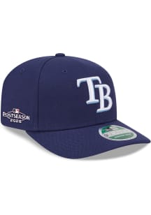 New Era Tampa Bay Rays 2026 Postseason Side Patch 9SEVENTY Stretch Snap Adjustable Hat - Navy Blue