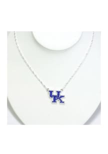Kentucky Wildcats Crystal Logo Necklace