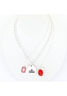 Ohio State Buckeyes Trio Necklace