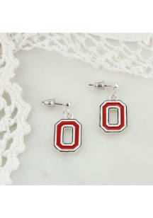 Ohio State Buckeyes Enamel Logo Womens Earrings