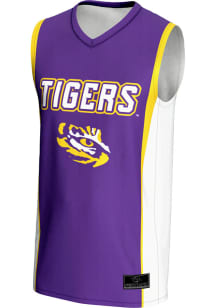 ProSphere LSU Tigers Youth Rival Purple Basketball Jersey