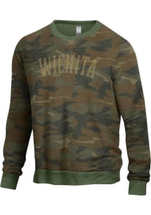 Alternative Apparel Wichita Mens Green Champ Crew Long Sleeve Crew Sweatshirt