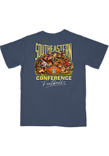 B-Unlimited SEC Navy Blue Football Fall Mascots Short Sleeve T Shirt