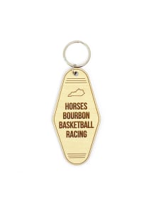 Kentucky Local Words Keychain - Brown