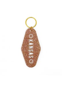 Kansas Cut Acrylic Keychain - Pink