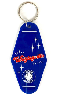 Wrigleyville Wrigleyville Baseball Acrylic Keychain - Blue