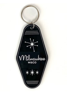 Milwaukee Wisco Acrylic Keychain - Black