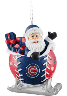 Chicago Cubs Sleigh Ornament - Blue