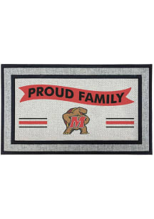 Maryland Terrapins Proud Family 18x30 Door Mat