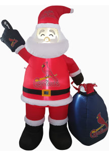 St Louis Cardinals Red Outdoor Inflatable Santa 7FT