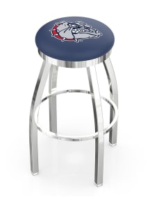 Gonzaga Bulldogs Chrome Pub Stool - Silver