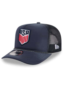 New Era USMNT Worn Rope 9FIFTY AF Adjustable Hat - Navy Blue