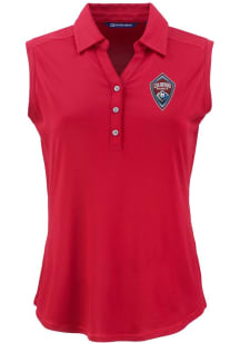 Cutter and Buck Colorado Rapids Womens Red Forge Eco Polo Shirt