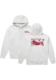Uscape Indiana Hoosiers Mens Oatmeal Football Playbook Long Sleeve Hoodie