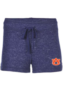 Auburn Tigers Womens Navy Blue Cuddle Shorts