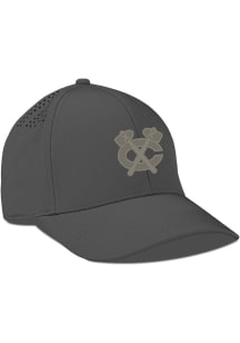 Levelwear Chicago Blackhawks Ascend Copper Adjustable Hat - Charcoal