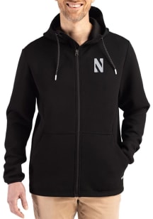 Cutter and Buck Northwestern Wildcats Mens Purple Epic Comfort Full Zip Light Weight Jacket
