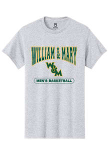 Summit Sportswear William & Mary Tribe Grey Mens Basketball Short Sleeve T Shirt