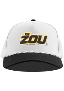 Branded Bills Missouri Tigers Curved 5 Panel Rope Adjustable Hat - White