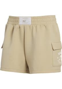 WEAR by Erin Andrews Kansas Jayhawks Womens Tan Boxing Shorts