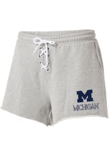 WEAR by Erin Andrews Michigan Wolverines Womens Grey  Shorts