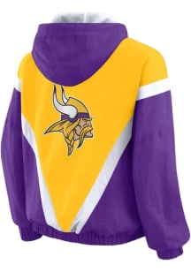 WEAR by Erin Andrews Minnesota Vikings Womens Purple Windbreaker Light Weight Jacket